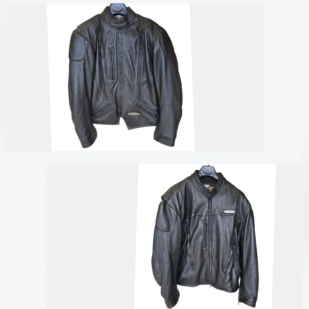 Men's & Women's Leather Harley-Davidson FXRG Motorcycle Jackets M XXL W Sm 4-6